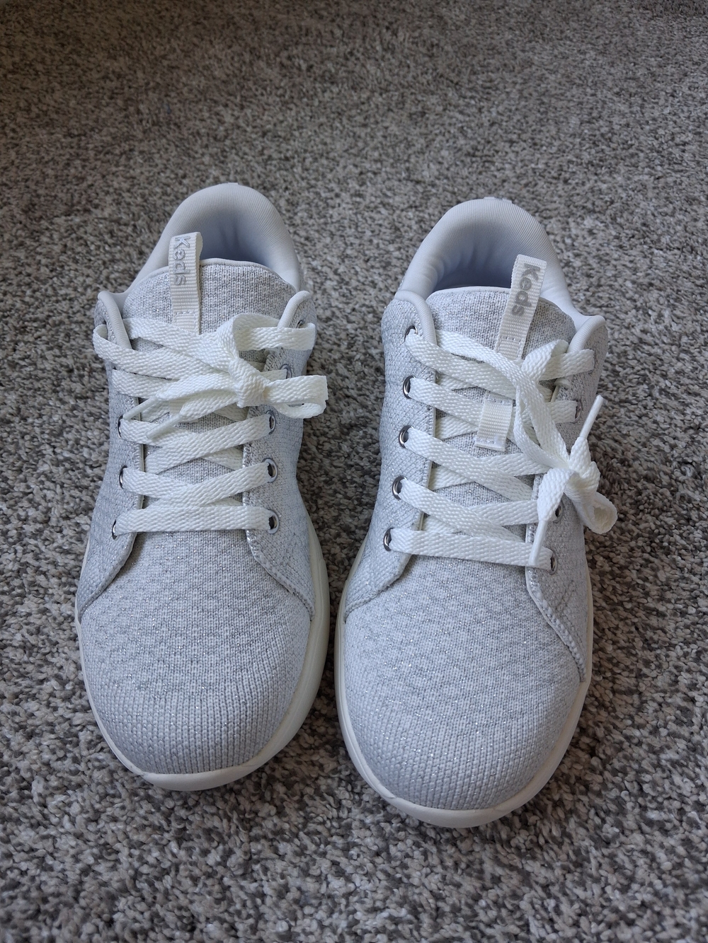 Keds Knit Lace-Up Sneakers in Snow